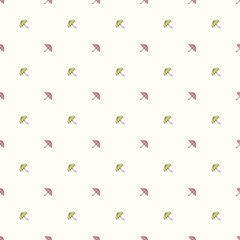 Seamless pattern with a umbrellas