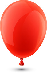 Red celebration balloon.