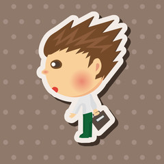 business people character theme elements vector,eps