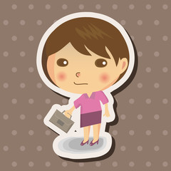 business people character theme elements vector,eps