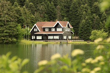 Fototapeta na wymiar Lake House