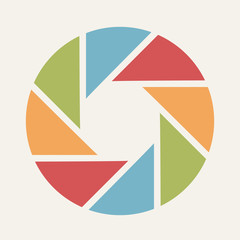 Circular infographic template for cycling diagram, graph, presen