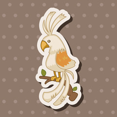 bird cartoon theme elements vector,eps