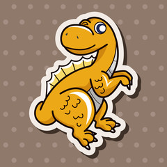 dinosaur cartoon theme elements vector,eps