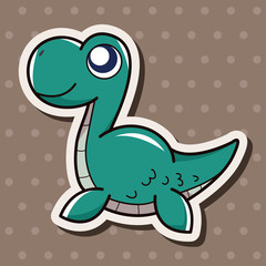 dinosaur cartoon theme elements vector,eps