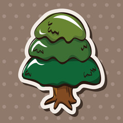 tree theme elements vector,eps