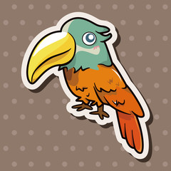 bird cartoon theme elements vector,eps