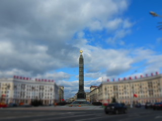 Monument in honor of the victory