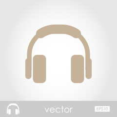 Headphone vector icon
