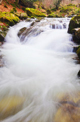 Fototapeta premium Mountain waterfall