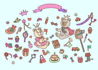 my little prince and princess set