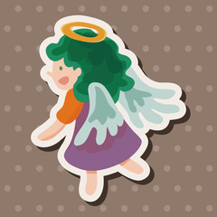 angel cartoon design elements vector