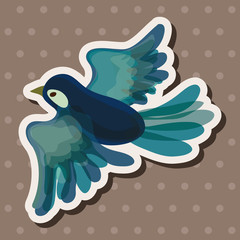 bird cartoon design elements vector