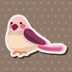 bird cartoon design elements vector