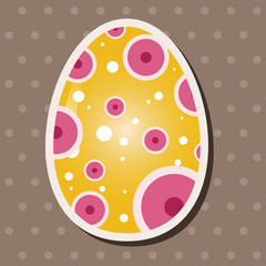 easter painting egg theme elements vector,eps