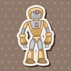robot theme elements vector,eps