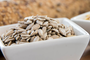 a fresh baked loaf of whole grains bread