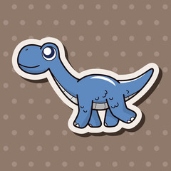 dinosaur cartoon theme elements vector,eps