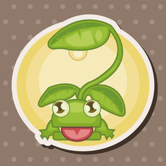 design frog lamp style theme elements vector,eps