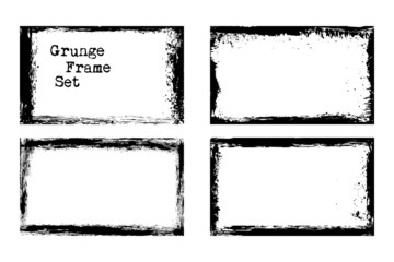 Vector grunge frame templates