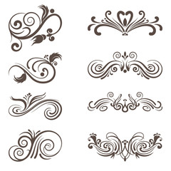 calligraphic  elements