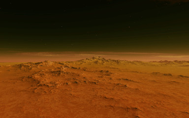 Fototapeta na wymiar Mars Scientific illustration