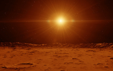 Mars Scientific illustration