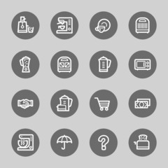 Kitchen Appliances Web Icons