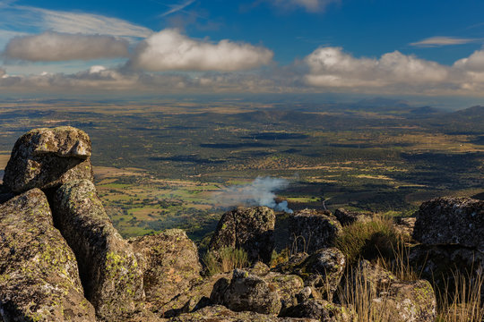 Paisaje desde el monte