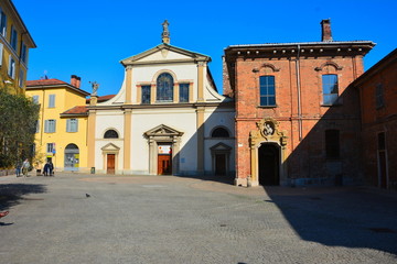 Fototapeta na wymiar église du carrobiolo de monza, lombardie en italie