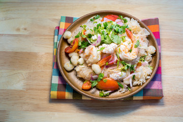 Thai Spicy Seafood Salad