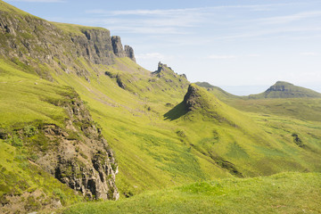 Fototapeta na wymiar Quiraing, Isla de Skye, Escocia