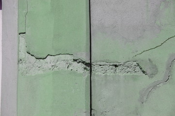 mur fissuré
