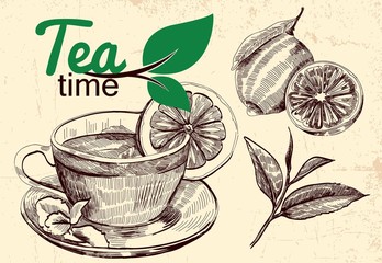 tea time illustration