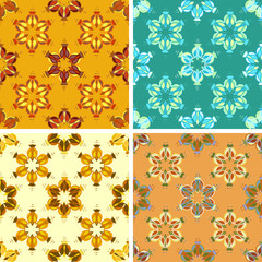 abstract art pattern set