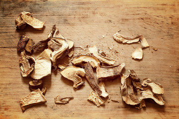 Dried porcini mushrooms