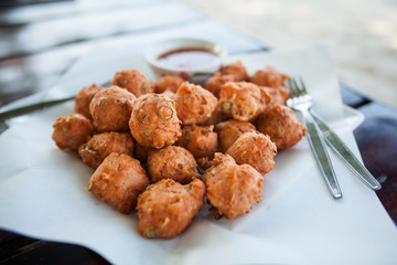 Thai no name meatballs