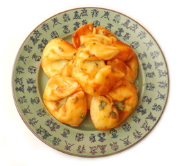 Tortellonis in Tomatensauce