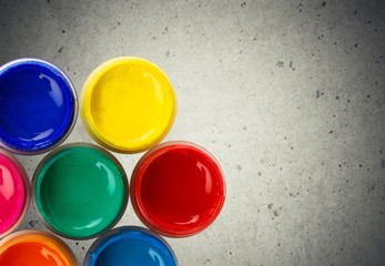 Color Wheel. Open Paint Tins ( Color wheel )