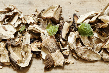 Dried porcini mushrooms