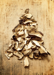 Dried porcini mushrooms