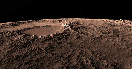 Moon scientific illustration © helen_f