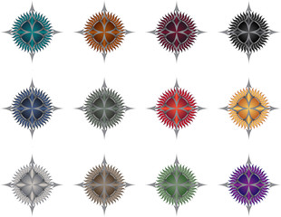 Game achievement badge vector pack