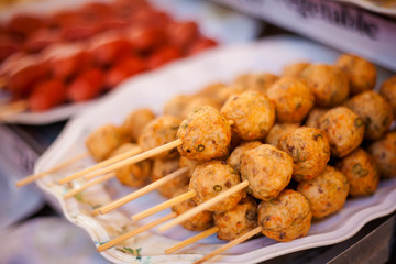 Thai no name meatballs
