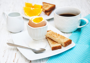 boiled eggs for breakfast