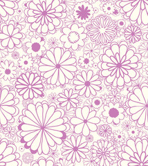 Floral pattern seamless. Graphic background.