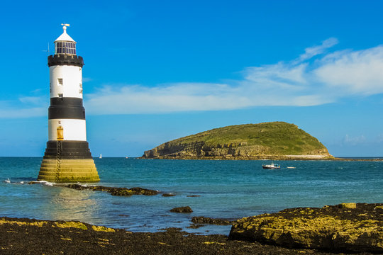Trwyn Du Lighthouse and Puffin Island