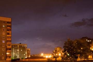 Fototapeta na wymiar Real lightning