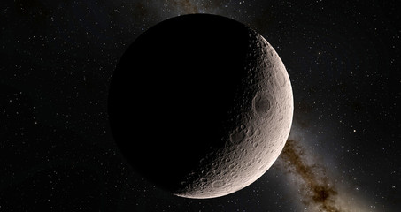 Moon scientific illustration © helen_f