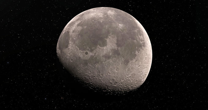 Moon scientific illustration © helen_f